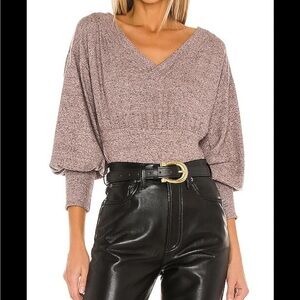 Lovers + Friends Heathered Knit Top